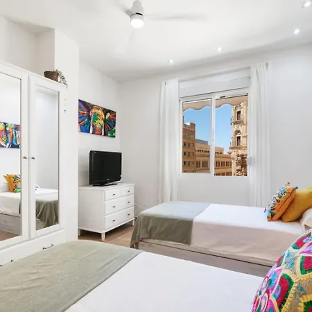 Appartement Nt Centro Ciudad - Catedral & Parking Málaga